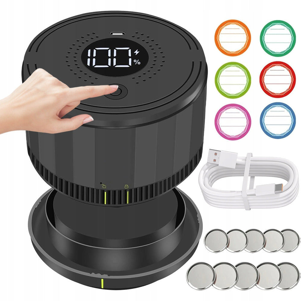 VACUUM SEALER FOR JARS MASON WIRELESS ELECTRIC 10 LIDS