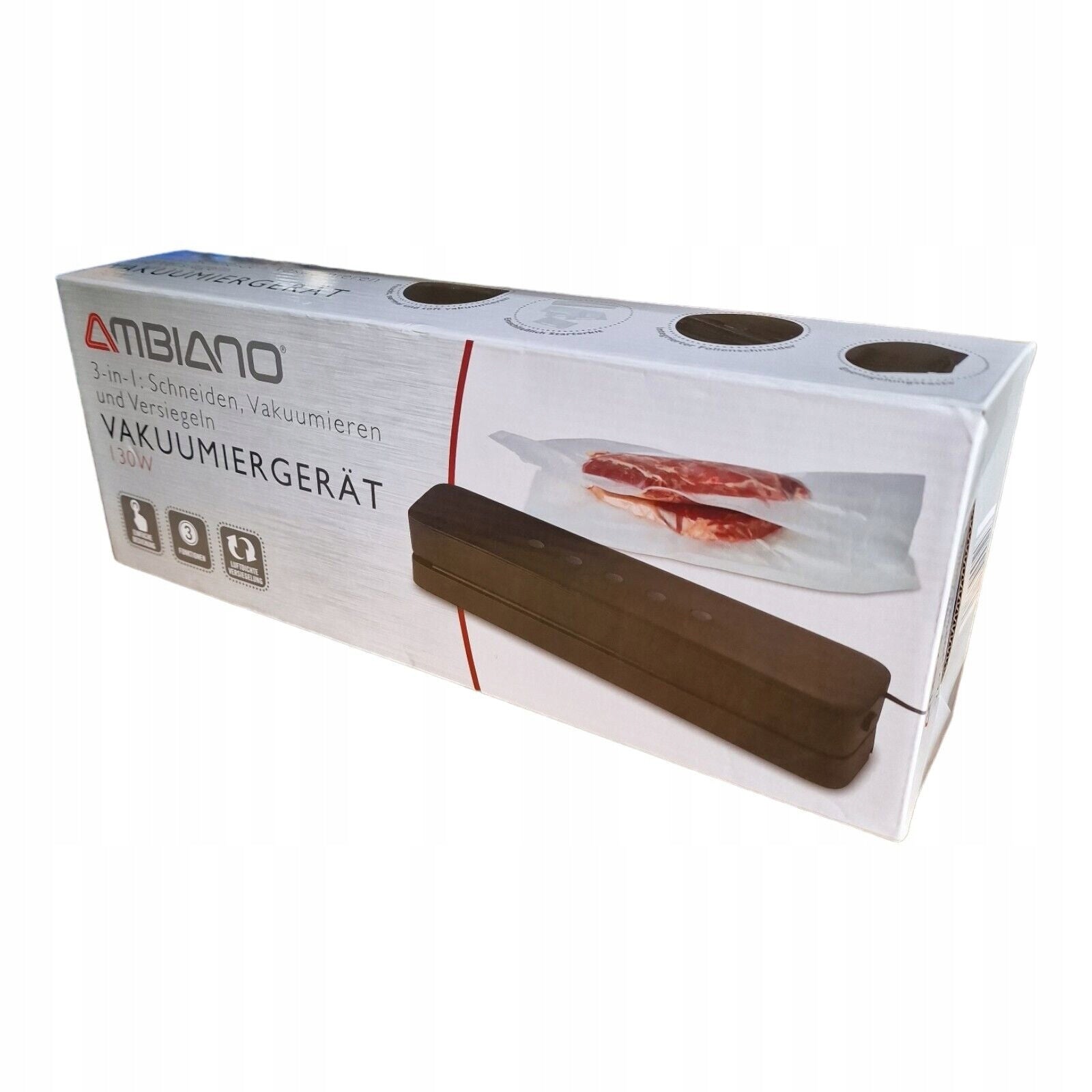 VACUUM SEALER TRIMER PACKING MACHINE 3IN1 130W POWERFUL, COMFORTABLE, HANDY 30CM EAN (GTIN) 4061464100442