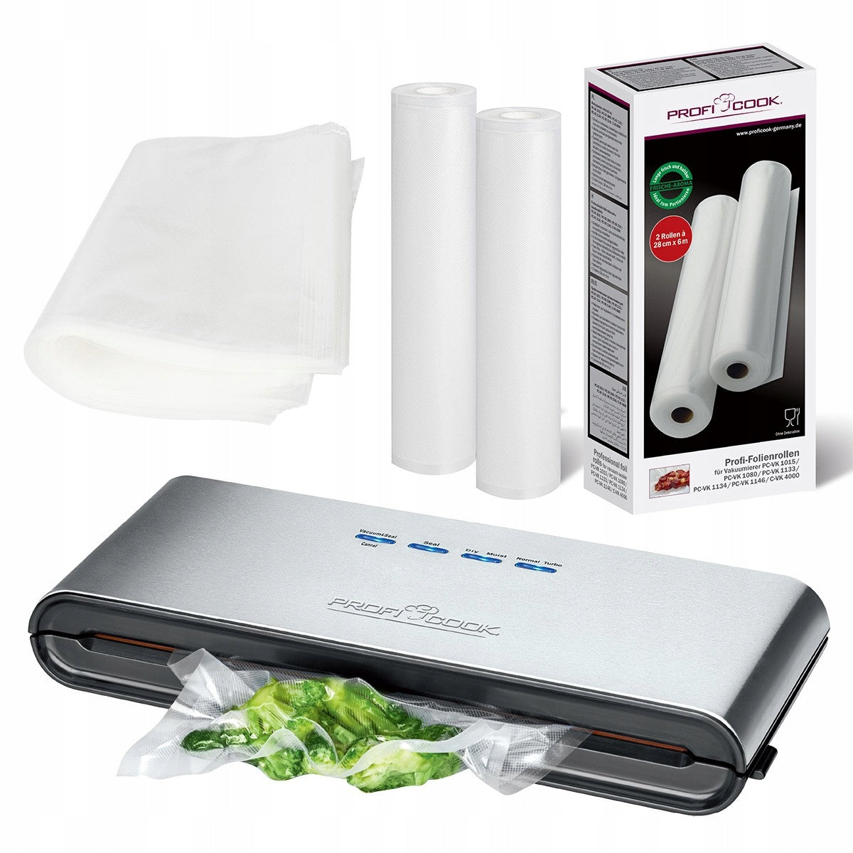 VACUUM SEALER, VACUUM PACKAGING DEVICE PROFICOOK PC-VK