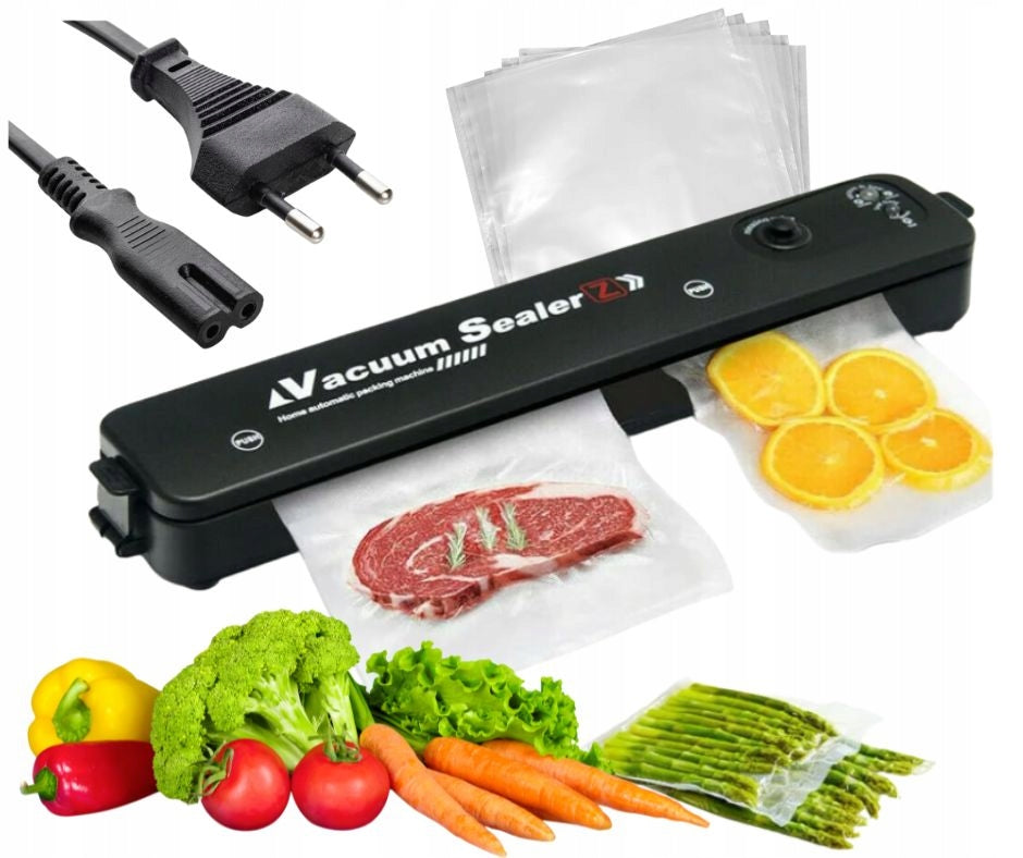 VACUUM WELDING MACHINE ELECTRIC FOOD PACKAGING MACHINE FOR FOIL + 10 BAGS