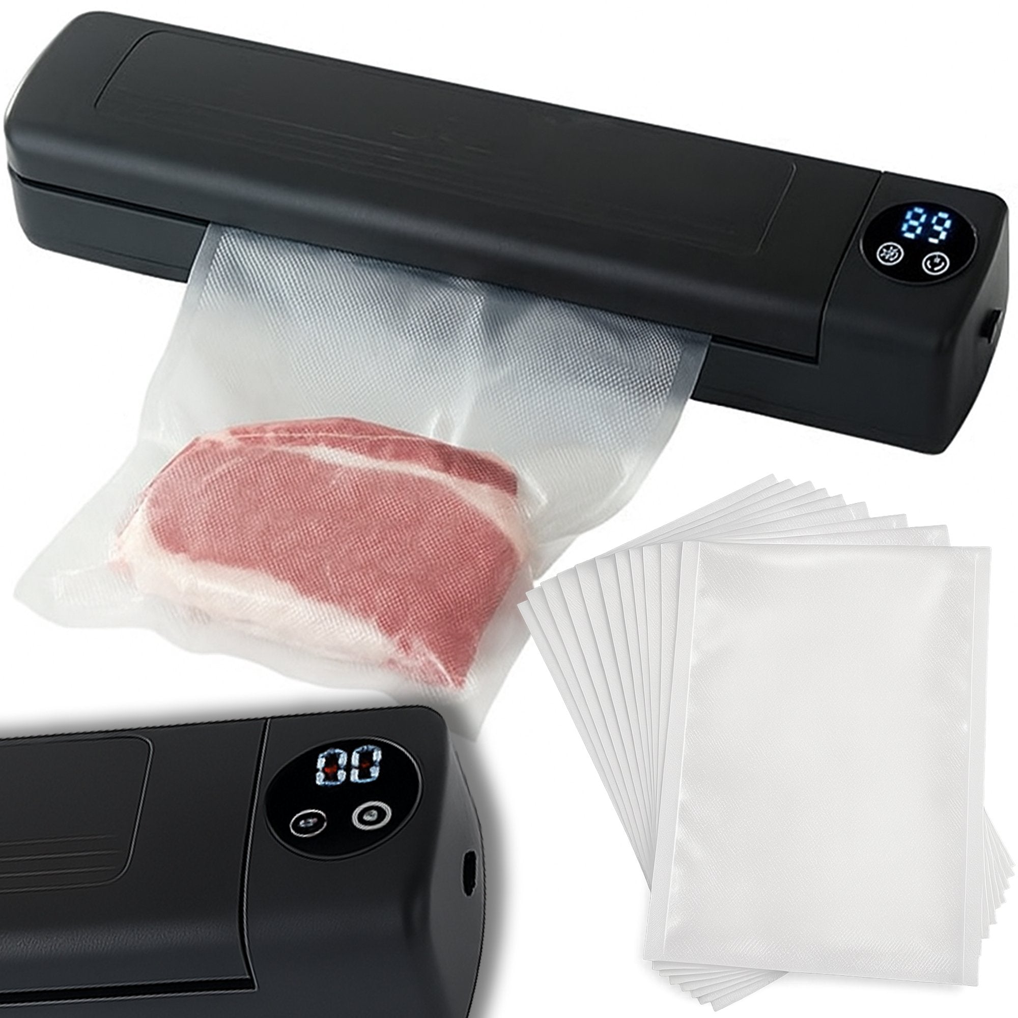 VACUUM WELDING MACHINE FOOD PACKAGING MACHINE AUTOMATIC +BAGS