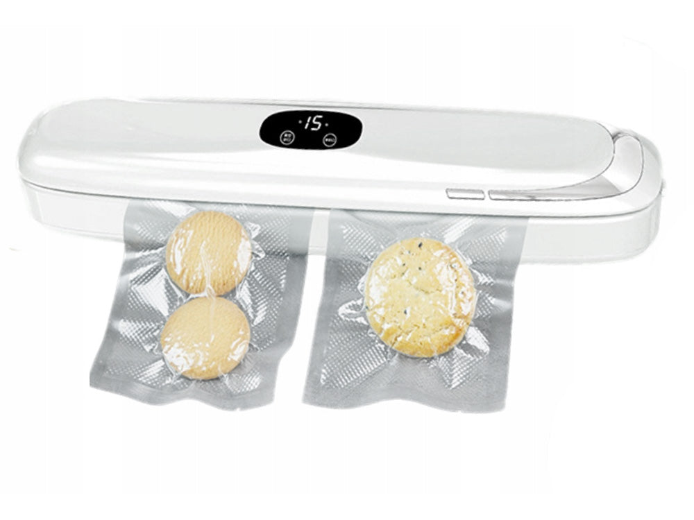 VACUUM WELDING MACHINE FOR FOOD FOIL PACKAGING MACHINE + BAGS 5PCS Packaging status original