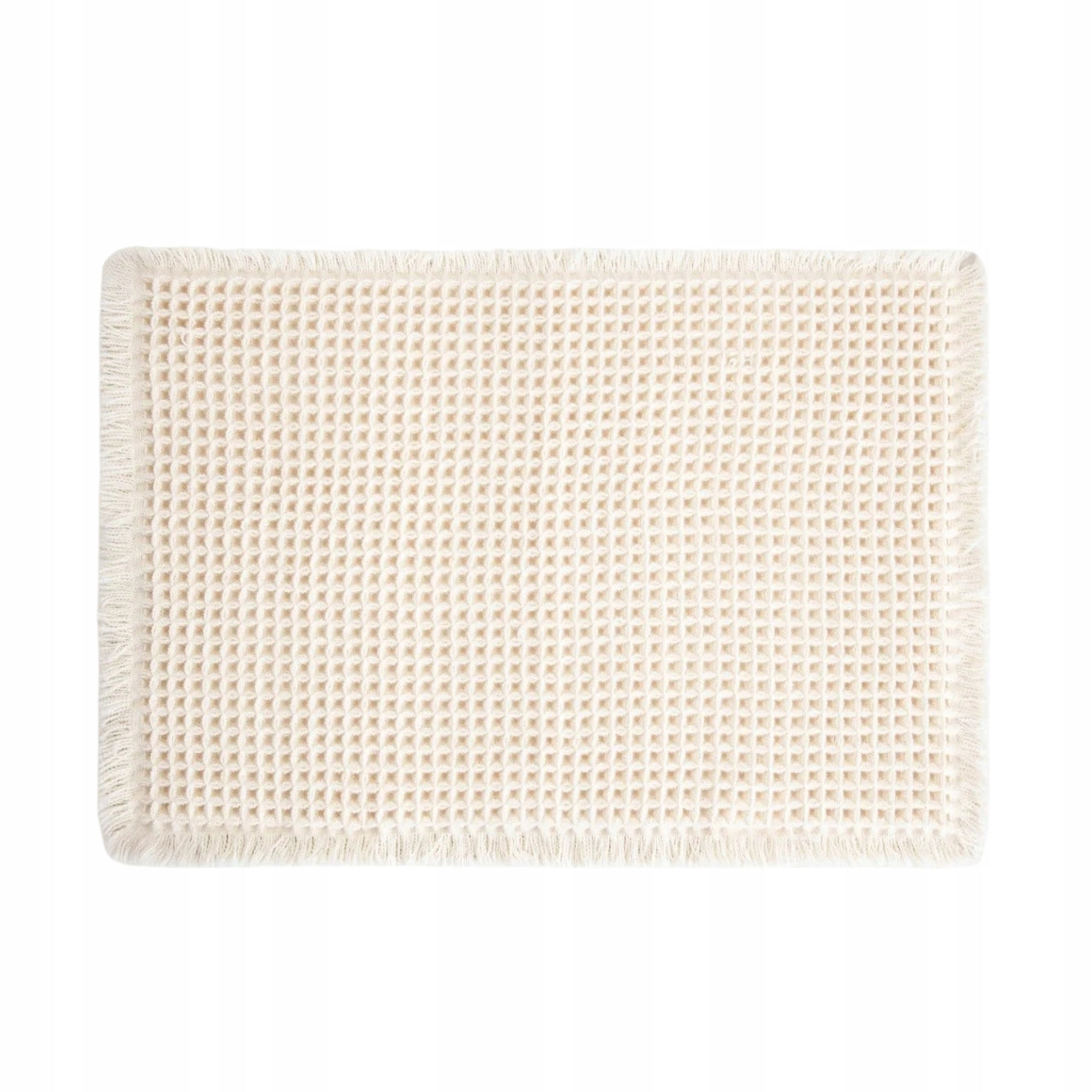 VAFFEL bathroom rug with wafer texture 40x60 cm HOMLA