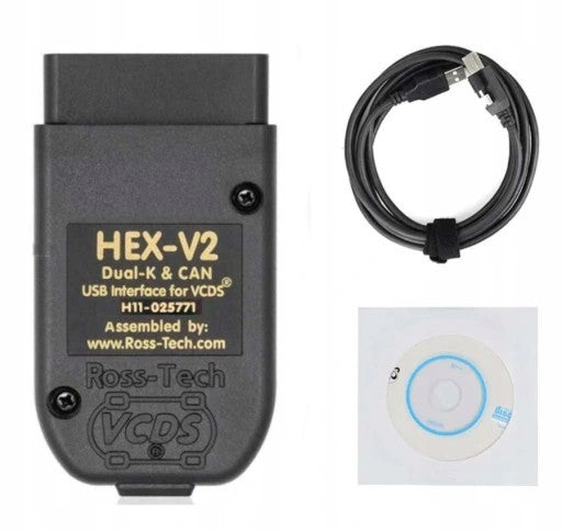 VAG-COM VCDS HEX-V2 PREMIUM DIAGNOSTICS AND SOFTWARE INTERFACE Manufacturer code BWMHEXV2