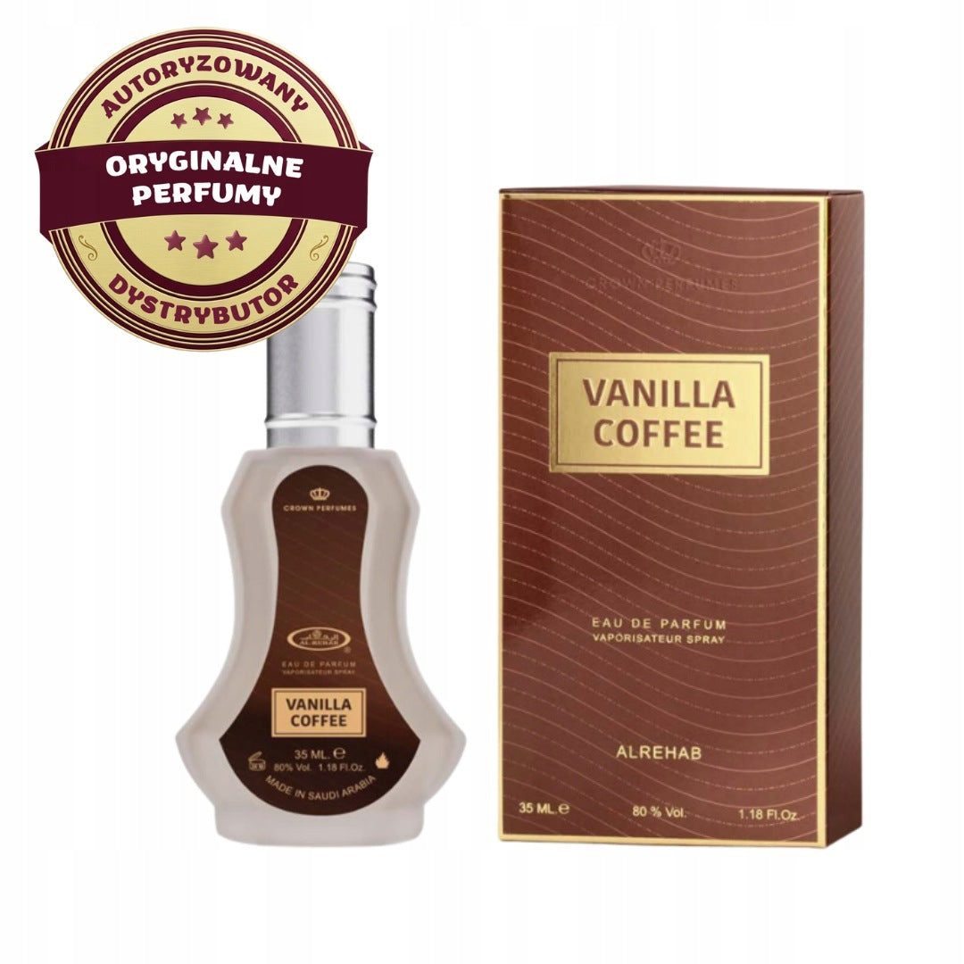 VANILLA COFFEE PERFUME ARABIC ELEGANT VANILLA 35 ml AL REHAB EDP