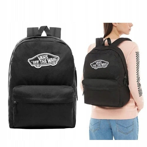 VANS SCHOOL BACKPACK BLACK OLD SKOOL CLASSIC REALM