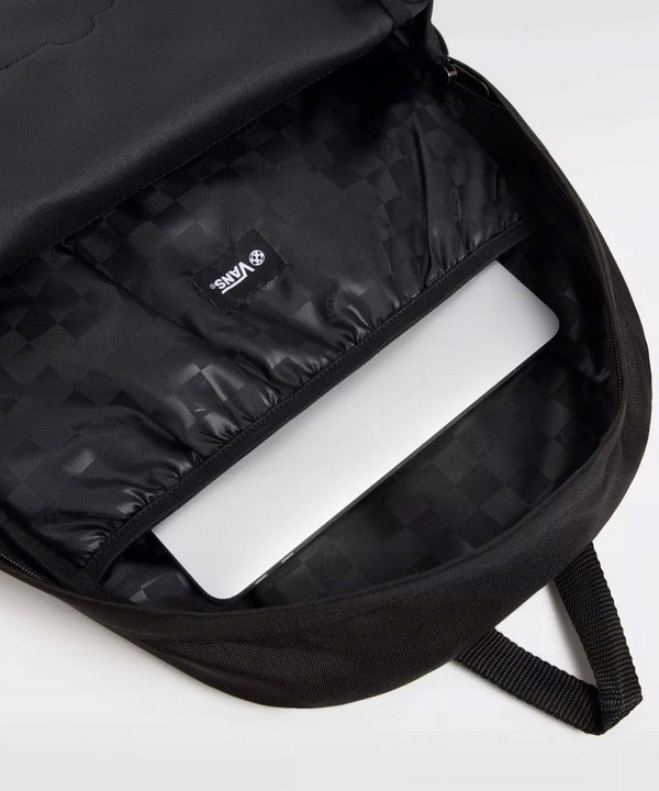 VANS SCHOOL BACKPACK OLD SKOOL BLACK LARGE CLASSIC REALM DESK BLACK 22 Liter. Manufacturer code VN000H4YBLK1