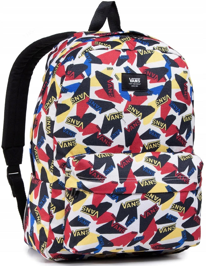 VANS SCHOOL BACKPACK OLD SKOOL REALM SCHOOL POP LOGO VANS Brand Vans