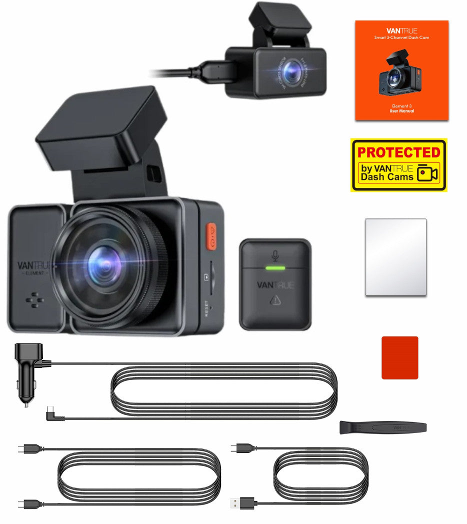 VANTRUE E2 RECORDER 2CH 1440P 2.5'' FRONT/REAR EAN (GTIN) 5904209821174
