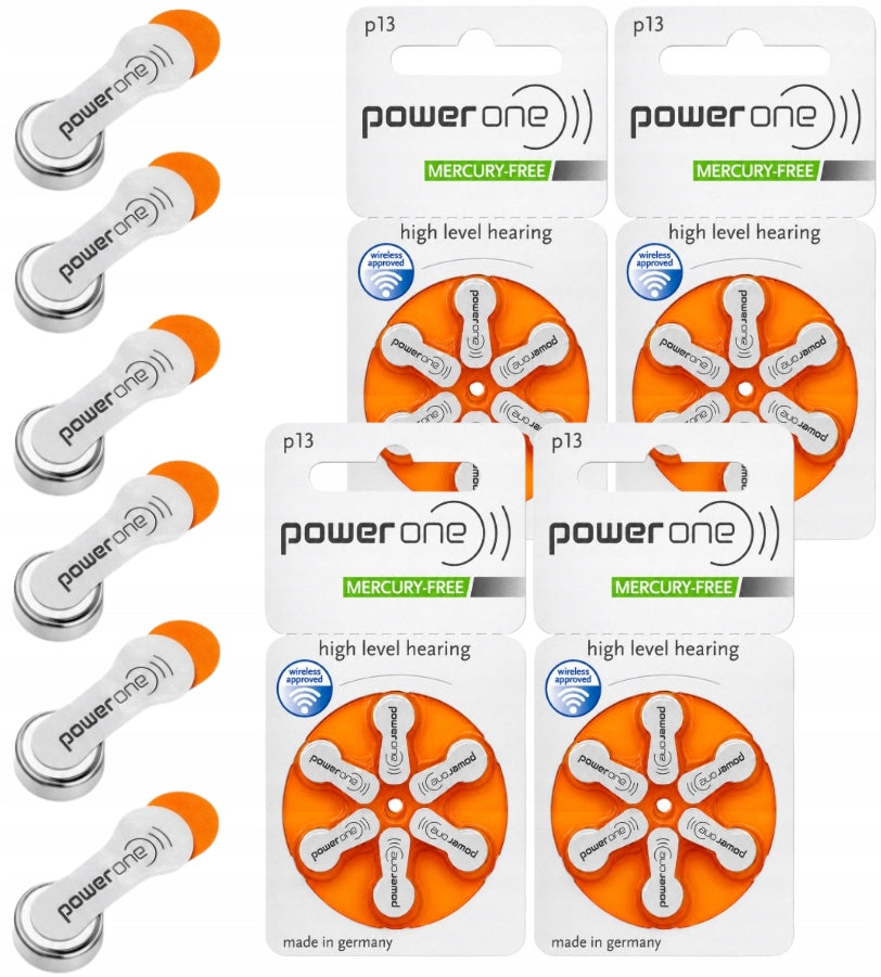 VARTA Power One Hearing Aid Batteries 13 PR48 Set of 24