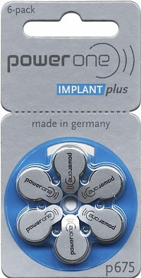 VARTA Power One Implant PLUS Hearing Aid Batteries 675 Hg 0% 760 mAh 60 pcs Packaging status original