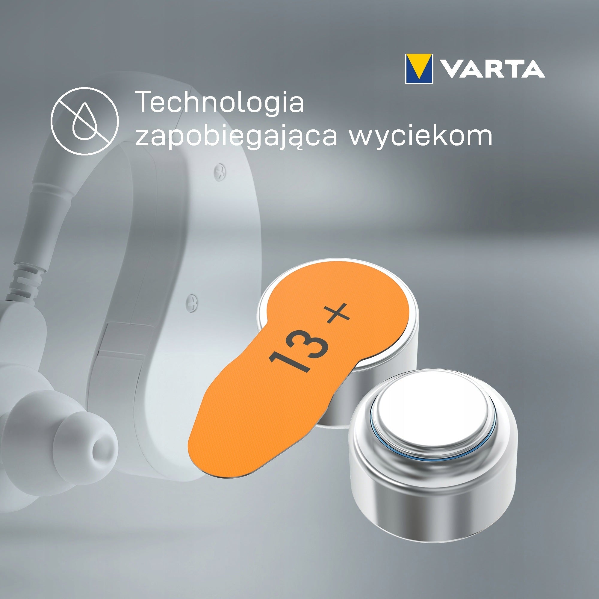VARTA T13 PR48 Rechargeable Hearing Aid Battery Mercury Free 1.45V 6pcs Medical device no