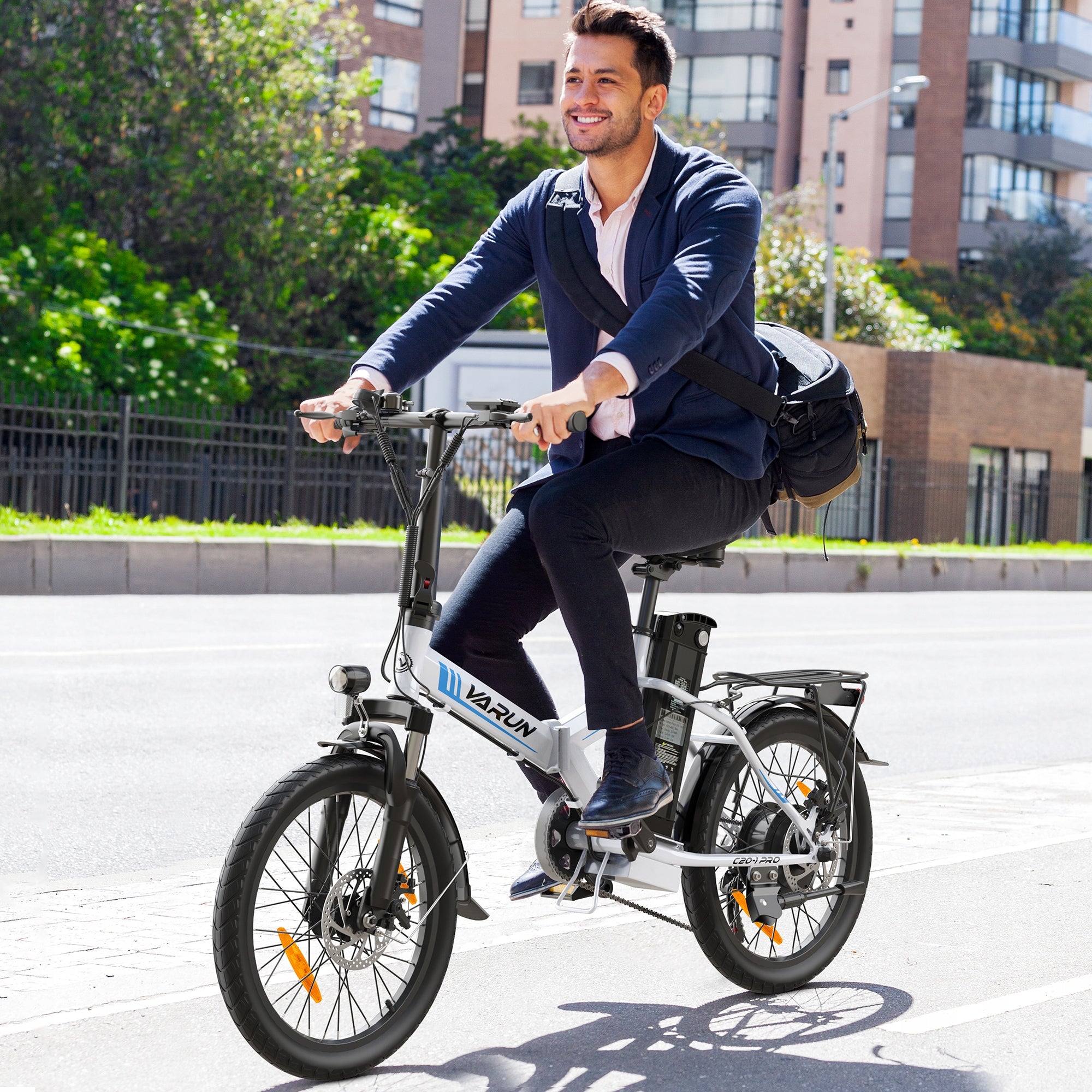 VARUN 48V 13Ah 25KM/H 250W 100HP 50NM Shimano Folding Electric Bike Packaging status original