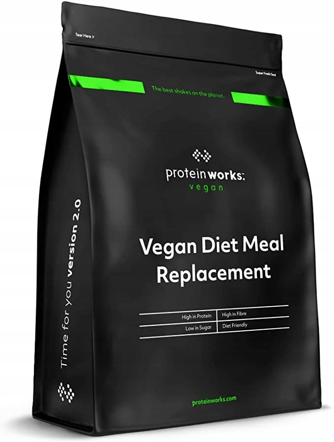 VEGAN MEAL REPLACEMENT Protein Works chocolate Packaging status original