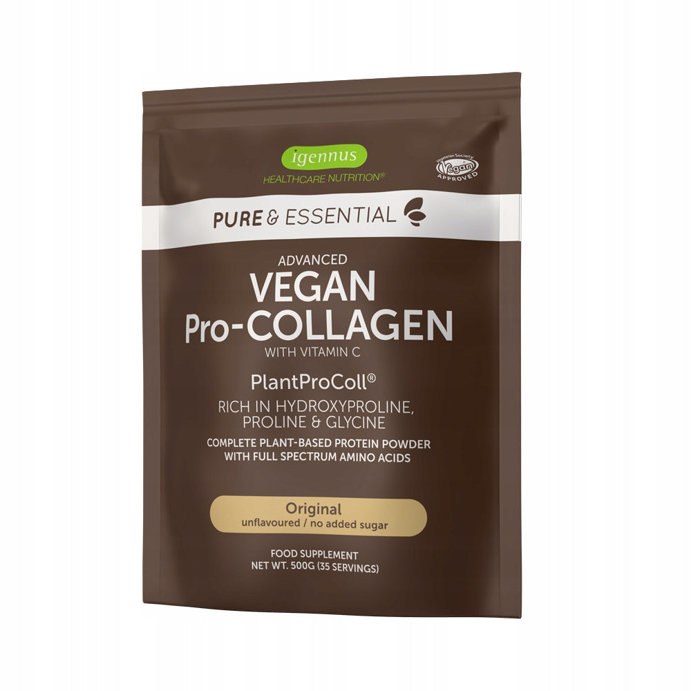 VEGAN collagen powder peptides Pro-COLLAGEN plus VITAMIN C Igennus