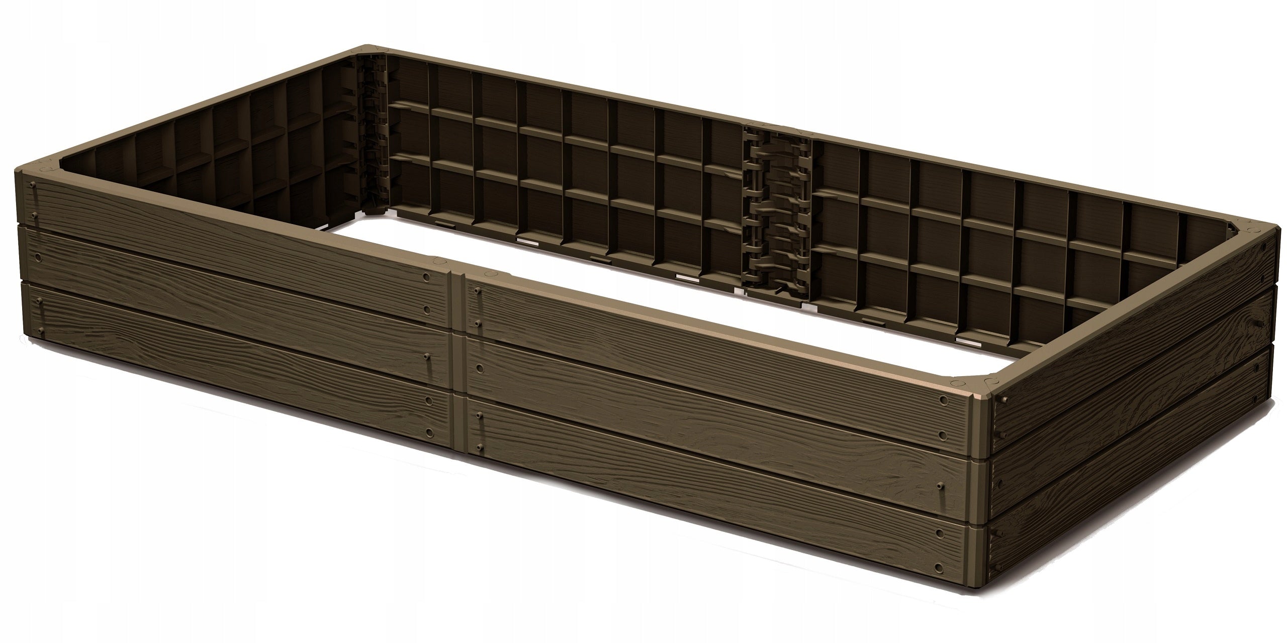VEGETABLE CHEST DISCOUNT BED RAISED GARDEN VEGETABLE GARDEN 150X75 Manufacturer code Skrzynia na warzywniak prostokątna 150 x 75