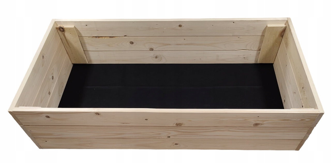 VEGETABLE HERBARIUM VEGETABLE CHEST WOODEN INSPECTION 60x120 HIGH 27cm EAN (GTIN) 5907085224442