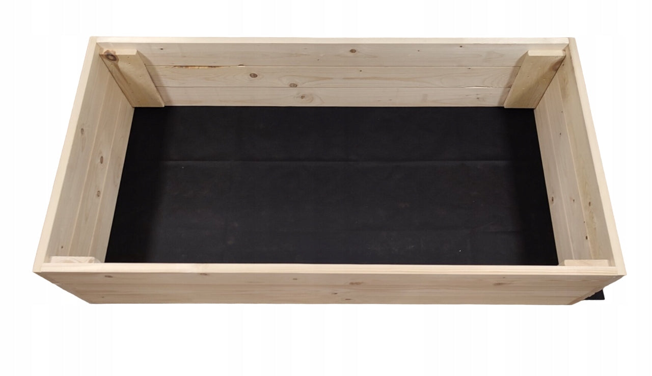 VEGETABLE HERBARIUM VEGETABLE CHEST WOODEN INSPECTION 60x120 HIGH 27cm Length 120 cm