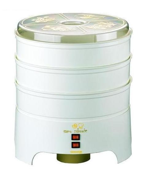 VEGETABLE MUSHROOM DRYER 3 SIEVES 7,5CM HIGH WHITE NIEWIADÓW 300W Poland