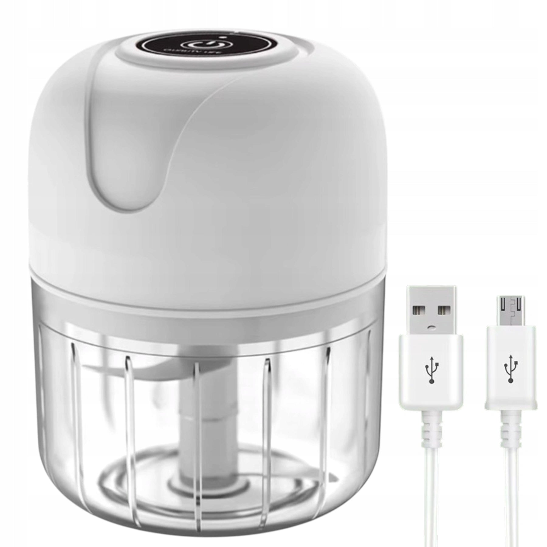 VEGETABLE SHREDDER FOOD INCISOR SHREDDER ELECTRIC SLICER 250ML Dominant color white