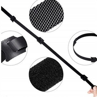 VELCRO BAND CABLE ORGANIZER 150x12mm 100pcs 14m cable organizing strong Manufacturer code RZEP DO KABLI TYP 1 100 sztuk