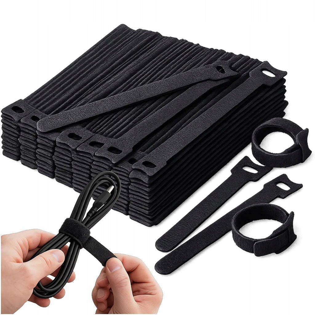VELCRO BAND CABLE ORGANIZER STRONG WITH NARROW TIP 150x12mm 100 pcs