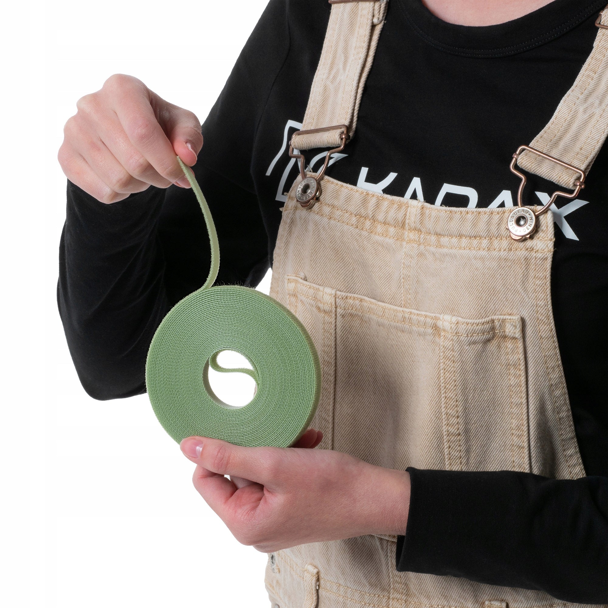 VELCRO BAND PLANT CABLE ORGANIZER 760cm STRONG FOR CUTTING TAPE 7,6m 12mm Packaging status original
