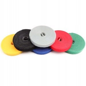 VELCRO PLANT CLIPS CABLE FLOWER BINDING BAND SET OF 6 X 1 meter