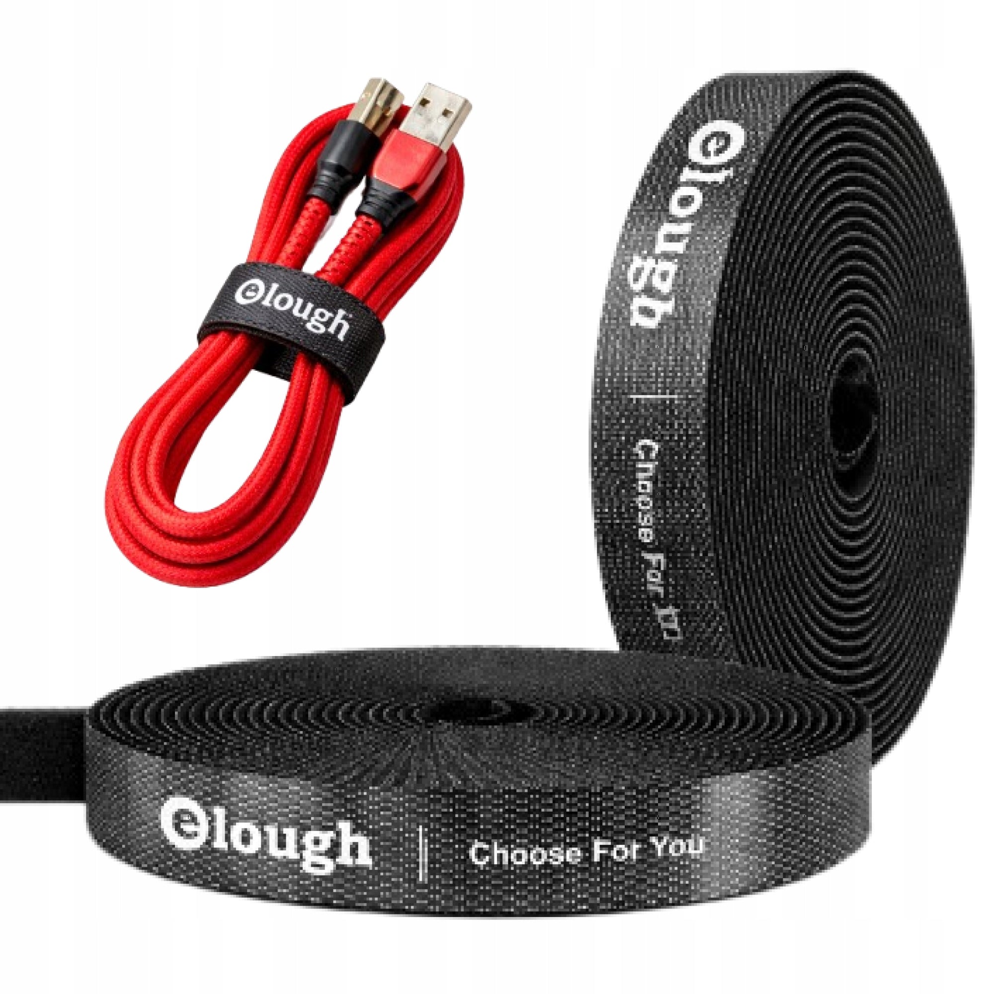 VELCRO TAPE CABLE ORGANIZER VELCRO BAND ADJUSTABLE STRONG 1m