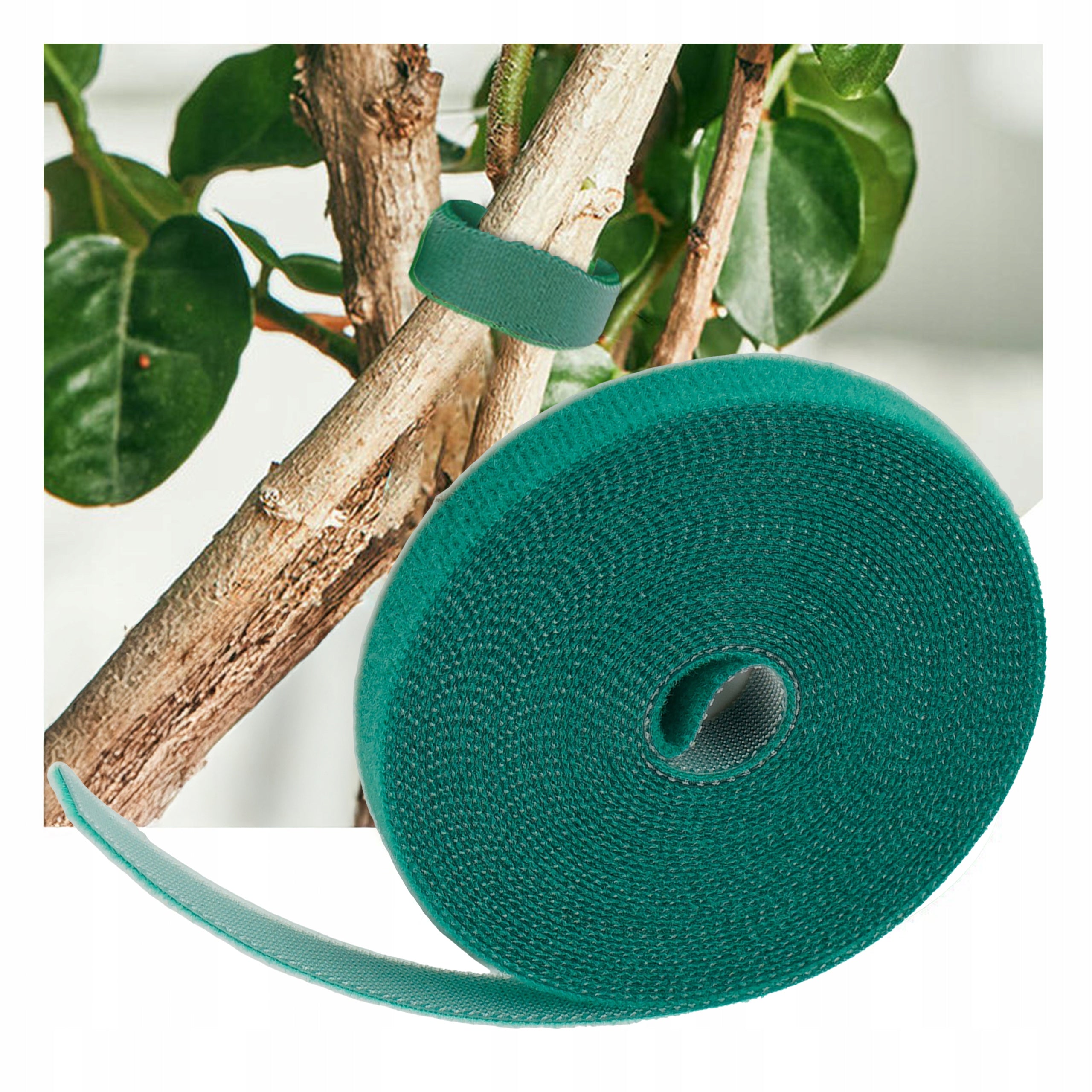 VELCRO TAPE with velcro GARDENING FOR TOMATO LIGATION PLANTS 6m Brand no brand
