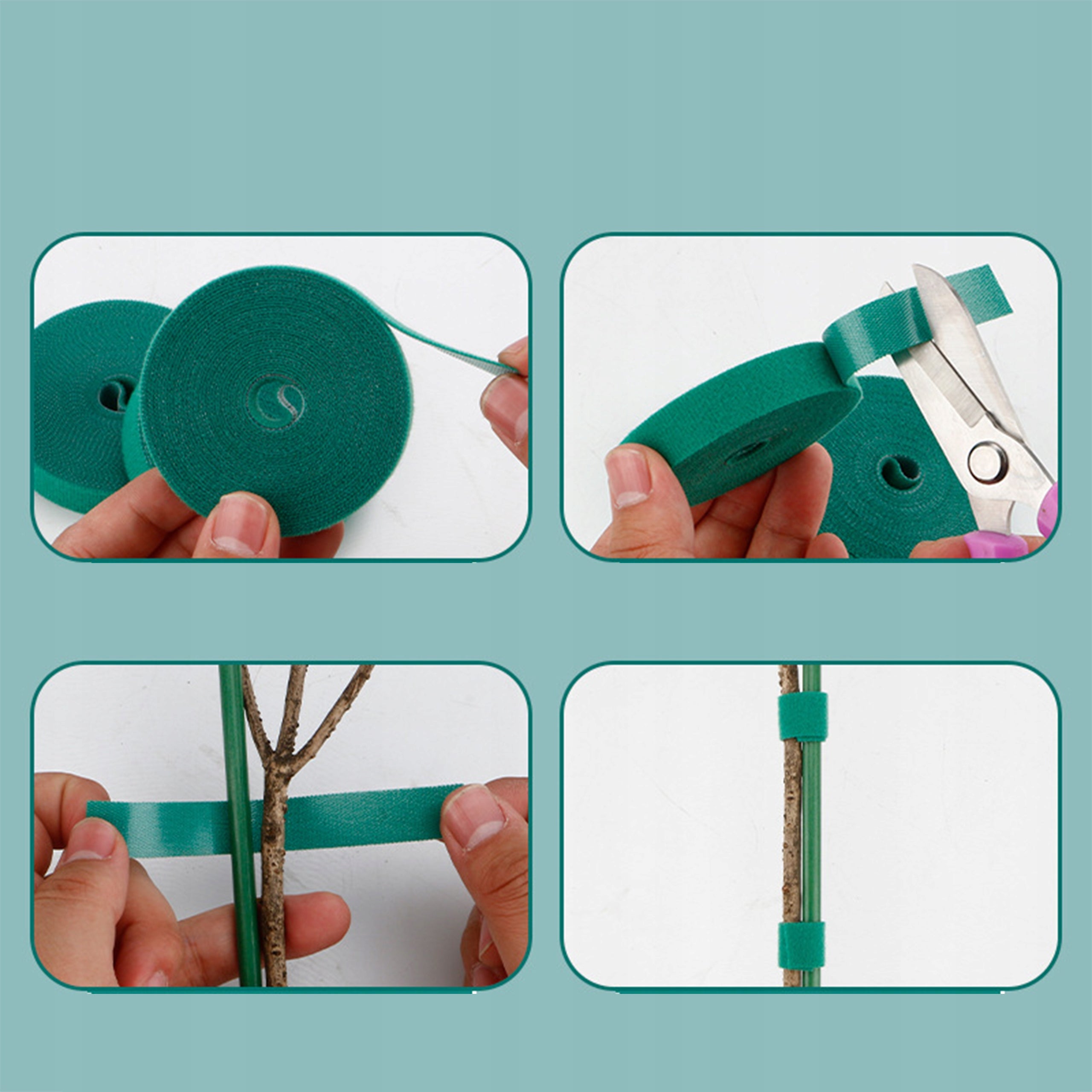 VELCRO TAPE with velcro GARDENING FOR TOMATO LIGATION PLANTS 6m Product width 200 cm