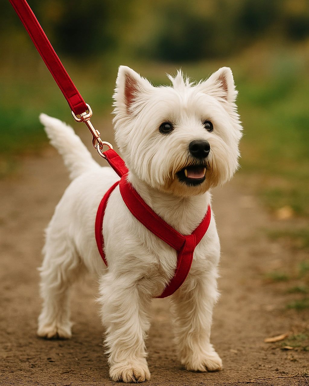VELOUR ADJUSTABLE DOG LEASH FOR TRAINING WALK VELOUR - 3m Kind detachable