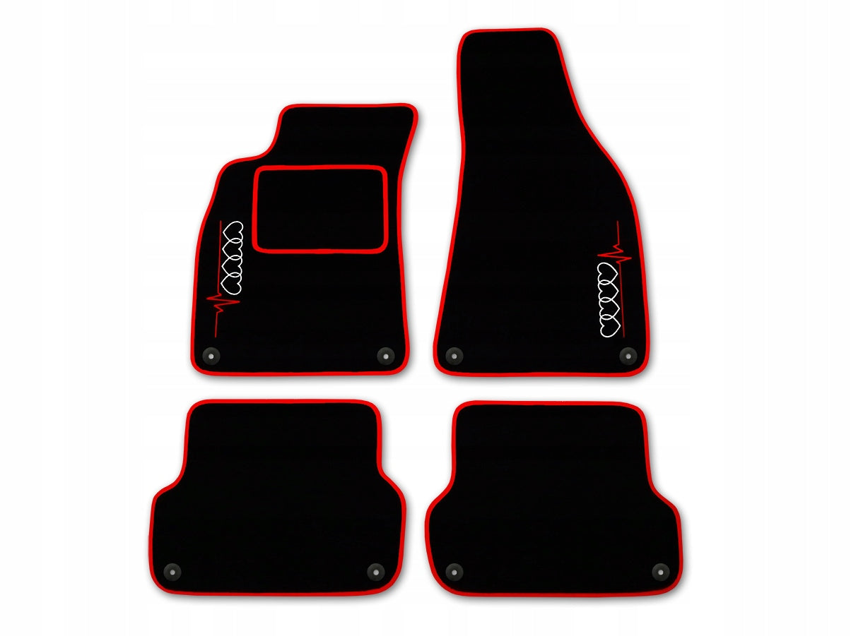 VELOUR RUGS AUDI A3 8P (2003 - 2013) + EMBROIDERY Manufacturer's catalog number 5904441431025
