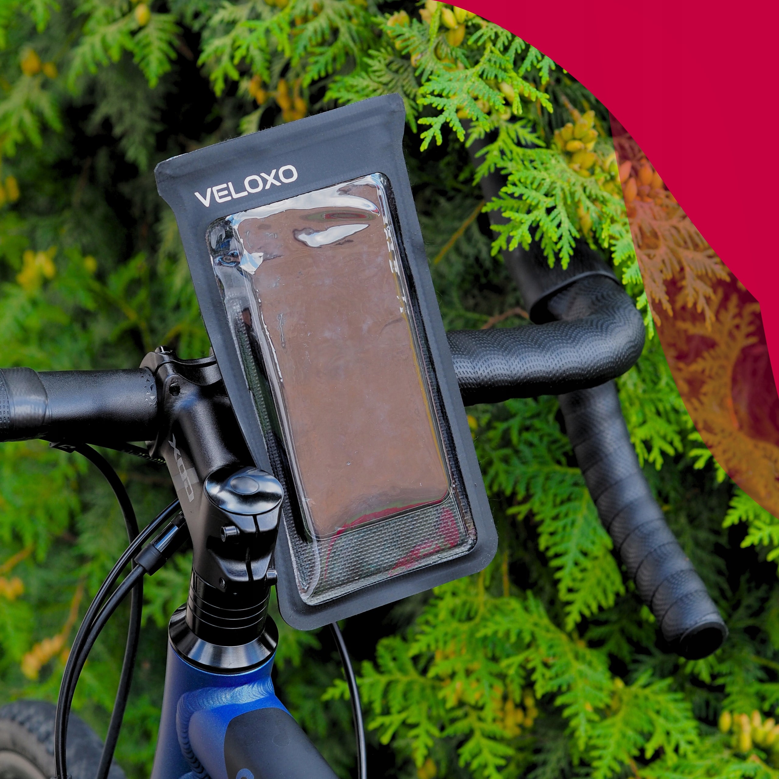 VELOXO Lead TOUCH BIKE PHONE HOLDER for handlebars WATERPROOF EAN (GTIN) 5905413651502