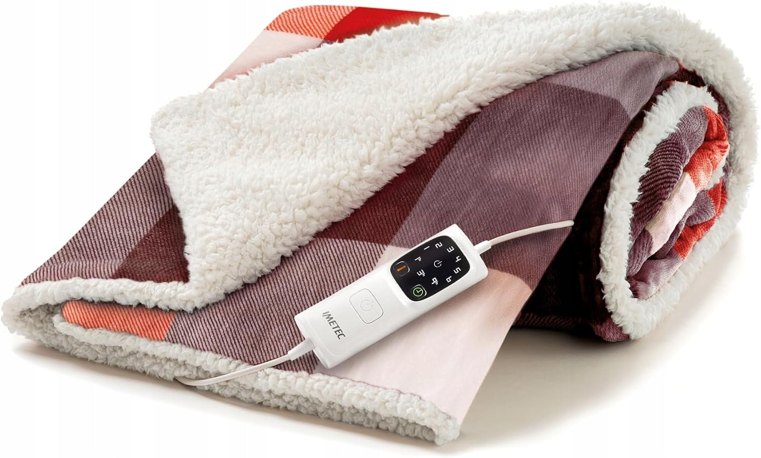 VELVET ELECTRIC BLANKET 160×120CM 6 HEAT LEVELS AUTOMATIC TIMER EAN (GTIN) 5906663133497
