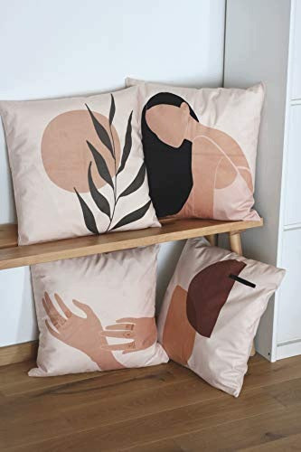VELVET GEOMETRIC PILLOWCASES SET OF 4 45X45CM Manufacturer code SWC5908201477094
