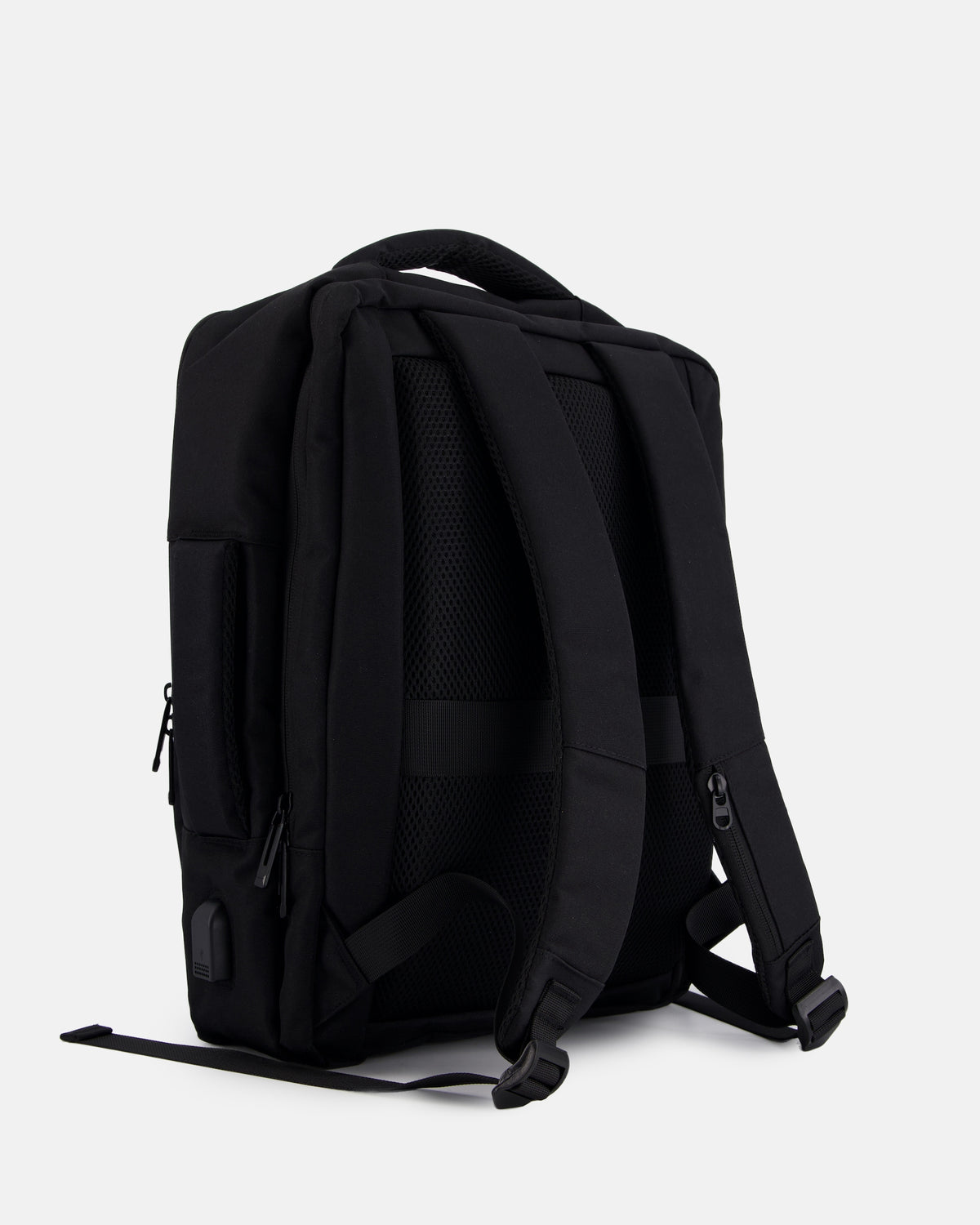 VENEZIA black fabric backpack with two compartments and laptop space Brand VENEZIA