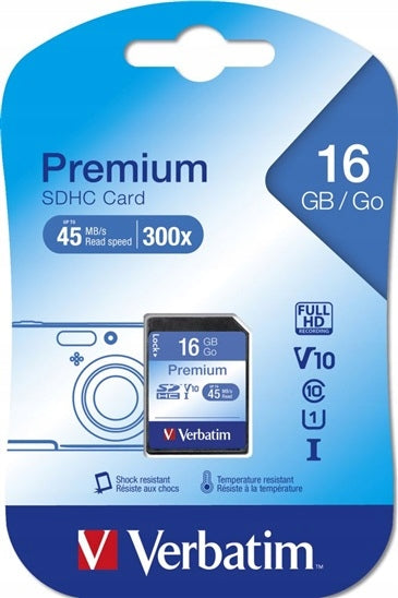 VERBATIM 43962 SDHC 16GB class 10