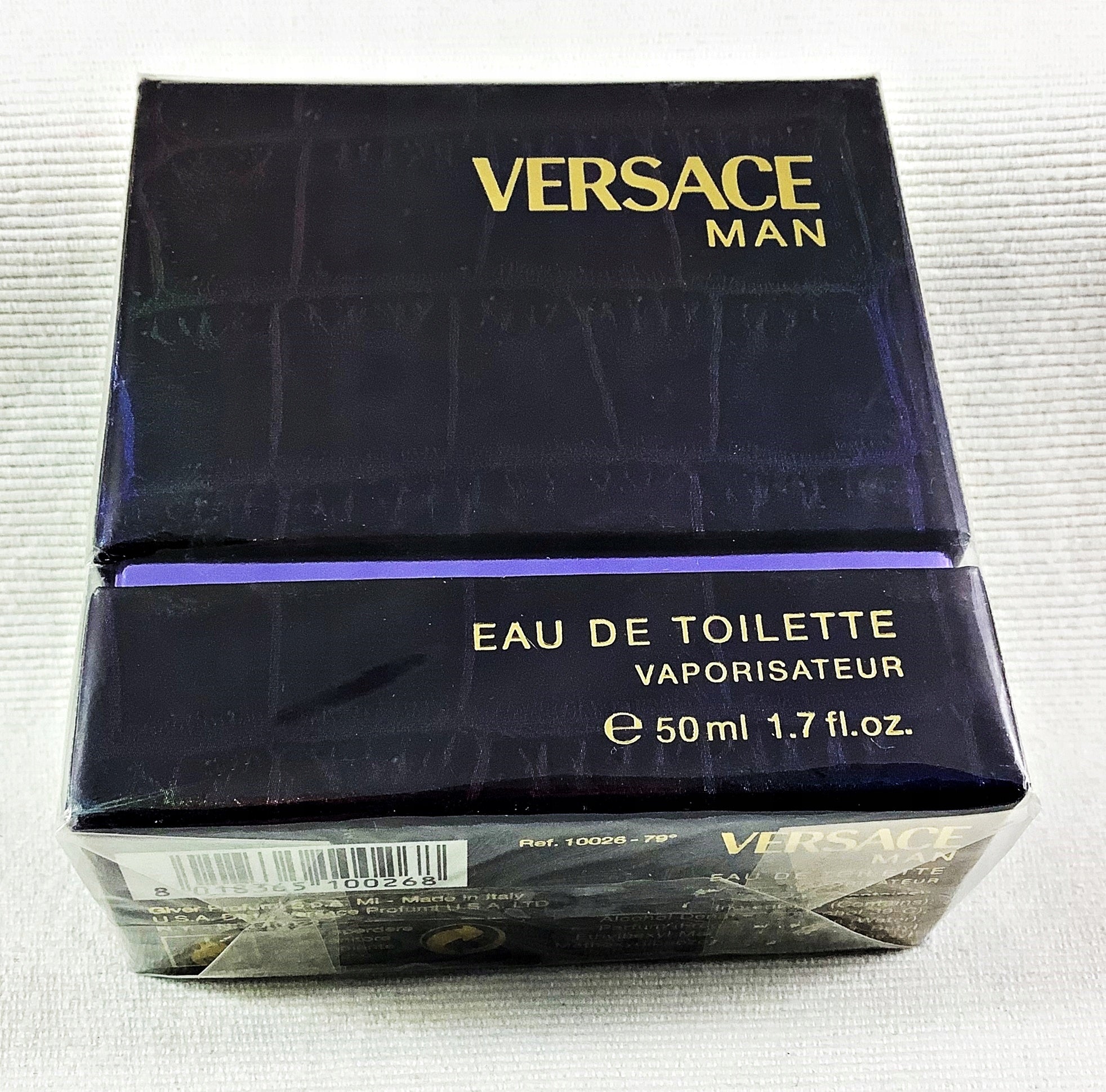 VERSACE MAN 50 ML EAU DE TOILETTE EARLY EDITION UNIQUE Manufacturer code 4823086113589