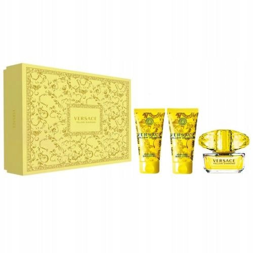 VERSACE YELLOW DIAMOND - EDT 50 ML+BODY LOTION 50 ML+SHOWER GEL 50 ML FOR W Packaging status original