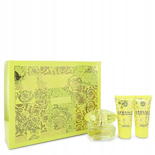 VERSACE YELLOW DIAMOND - EDT 50 ML+BODY LOTION 50 ML+SHOWER GEL 50 ML FOR W