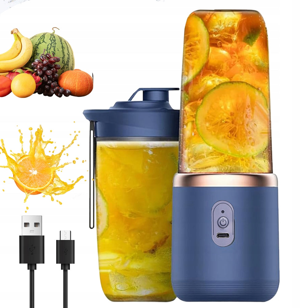 VERSATILE TRAVEL BLENDER PORTABLE MIXER + 2 JUICER CUPS