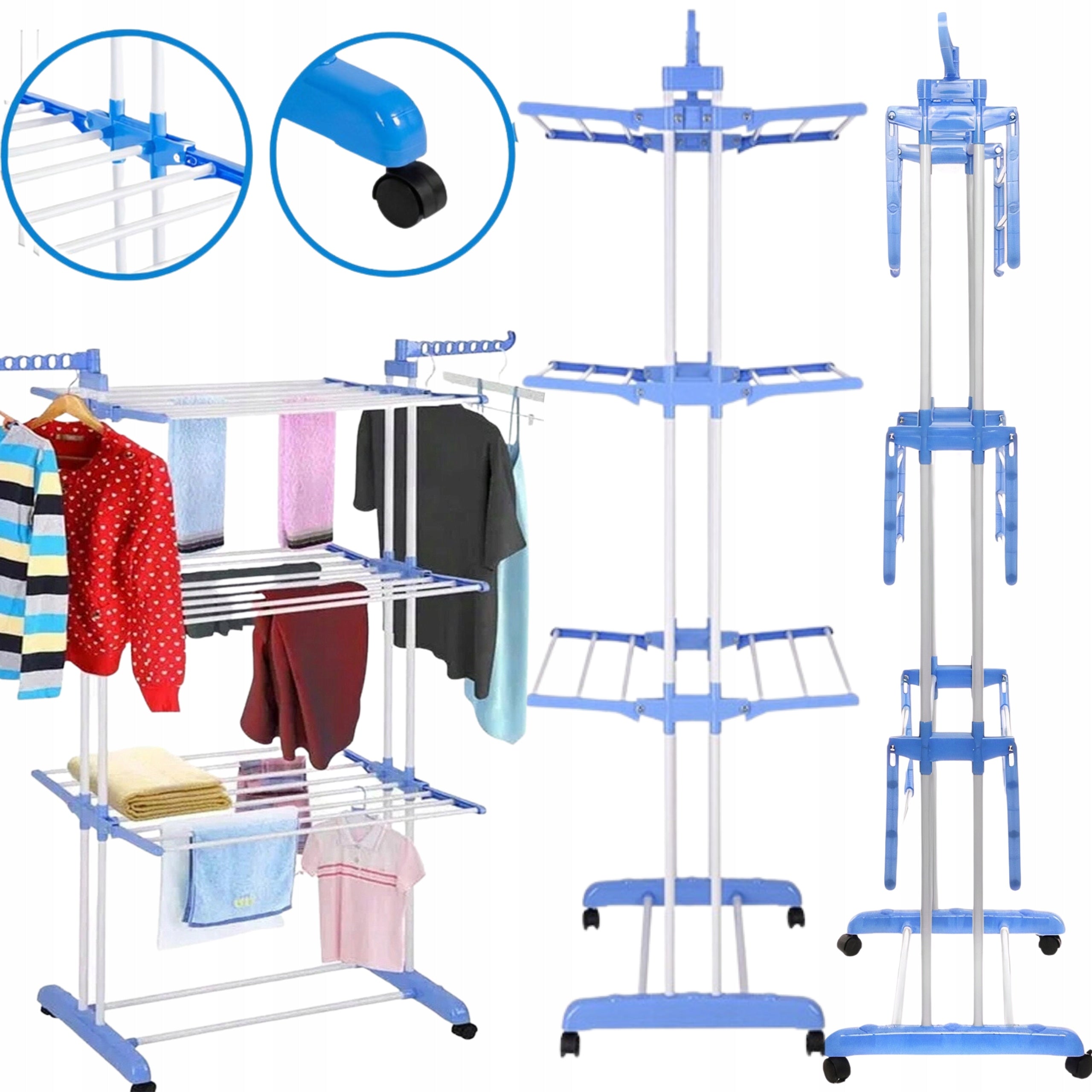 VERTICAL, FOLDABLE, XXL LANDRY DRYER