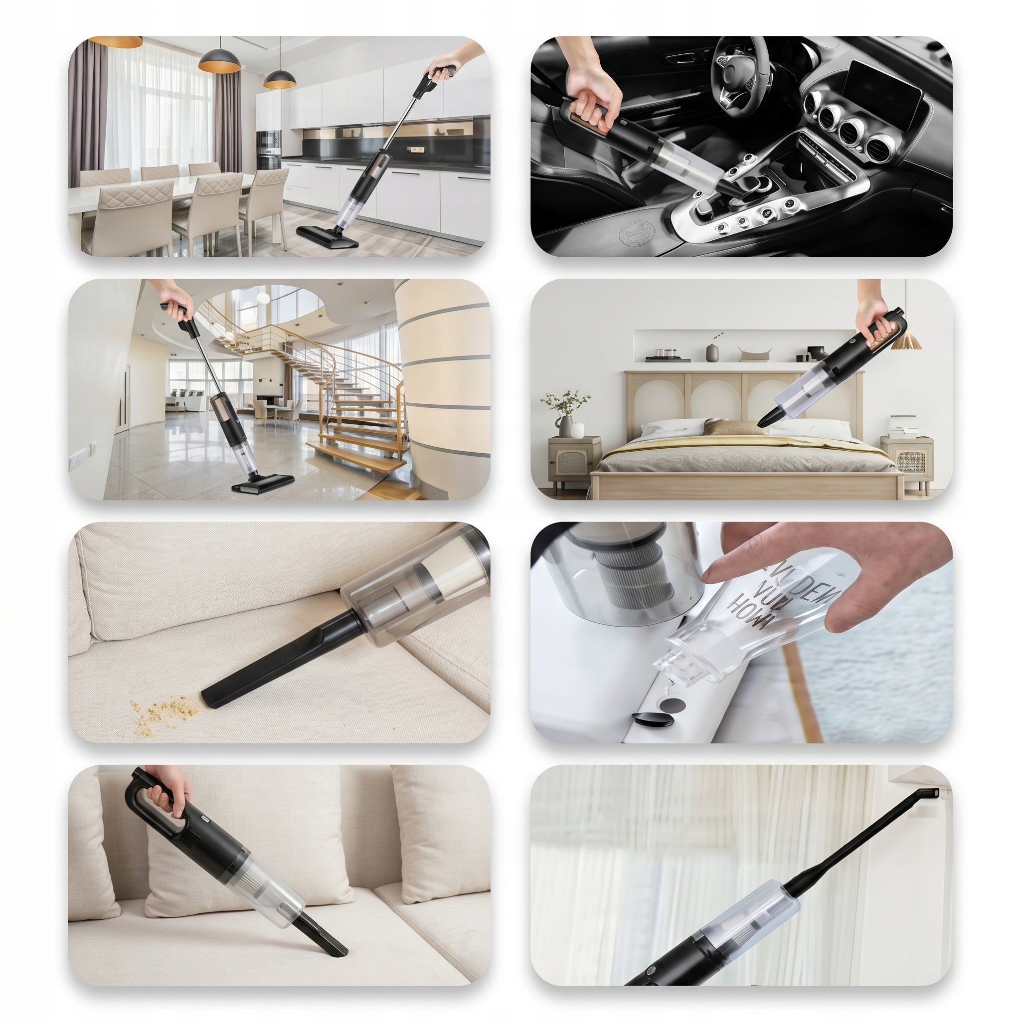 VERTICAL MOPPING VACUUM CLEANER WASHING 2 IN 1 ACCESSORY SET 500W 15000 Pa Power 500 W