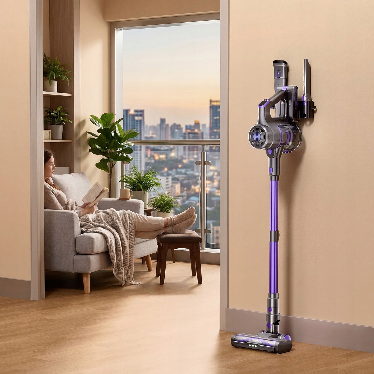 VERTICAL VACUUM CLEANER WIRELESS CYCLONE UP TO 70MINUTES MOPPING ELECTROBRUSH Wet mode no