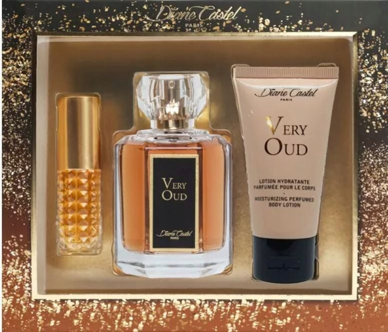 VERY OUD Diane Castel Eau de Parfum 100+10ml body lotion 50ml