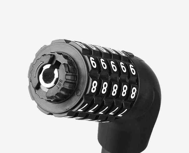 VERY STRONG U-LOCK WITH 5-DIGIT CODE FOR BIKE AND SCOOTER Model BLOKADA ROWEROWA 5 kodowa