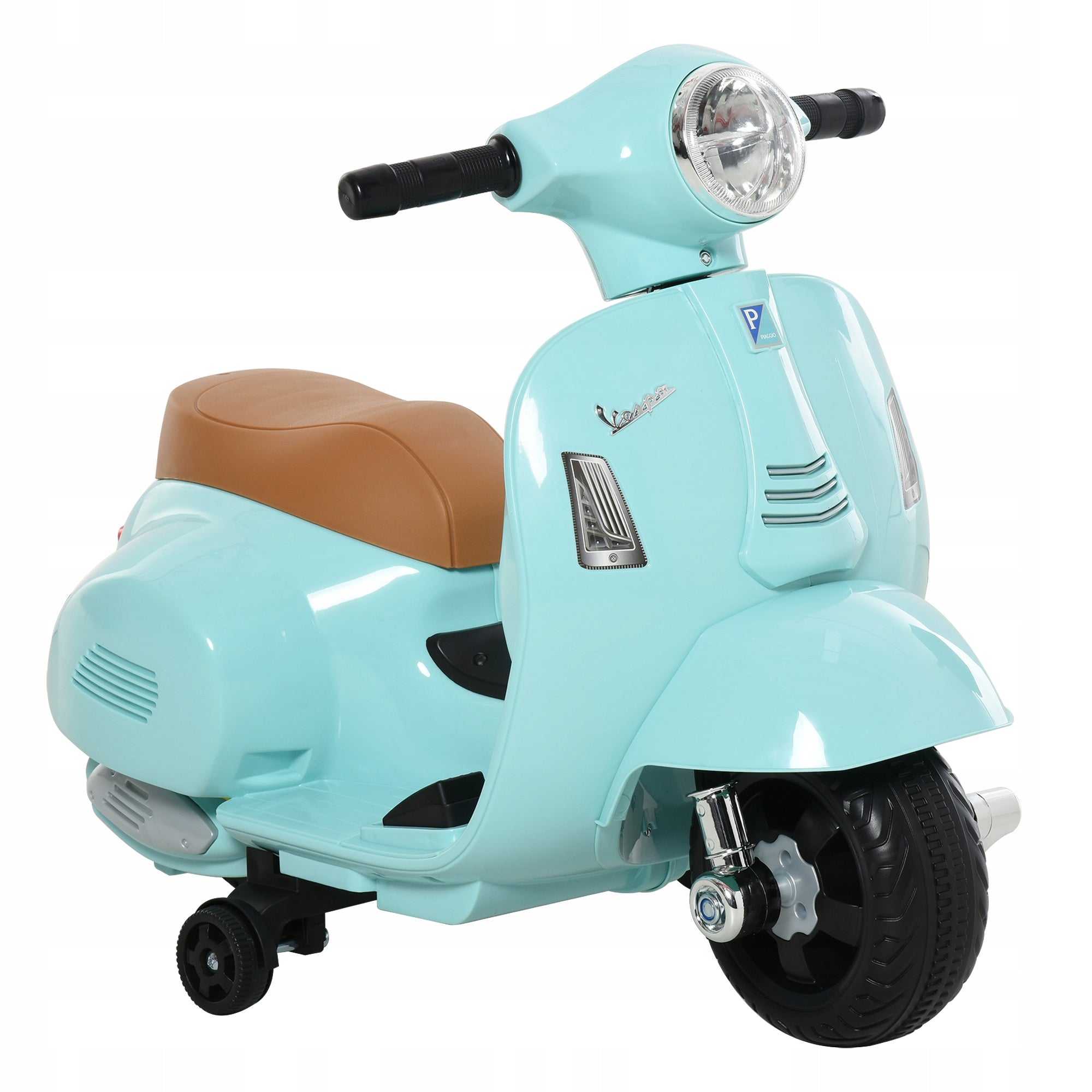 VESPA Electric Scooter for Children 3-6 Years Motorcycle Motor Vehicle Green