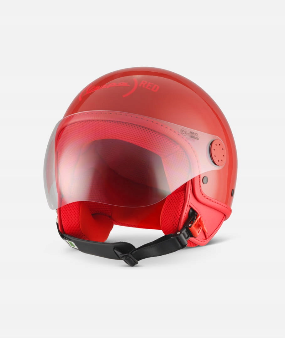 VESPA Open Helmet Visor 4.0 RED - S