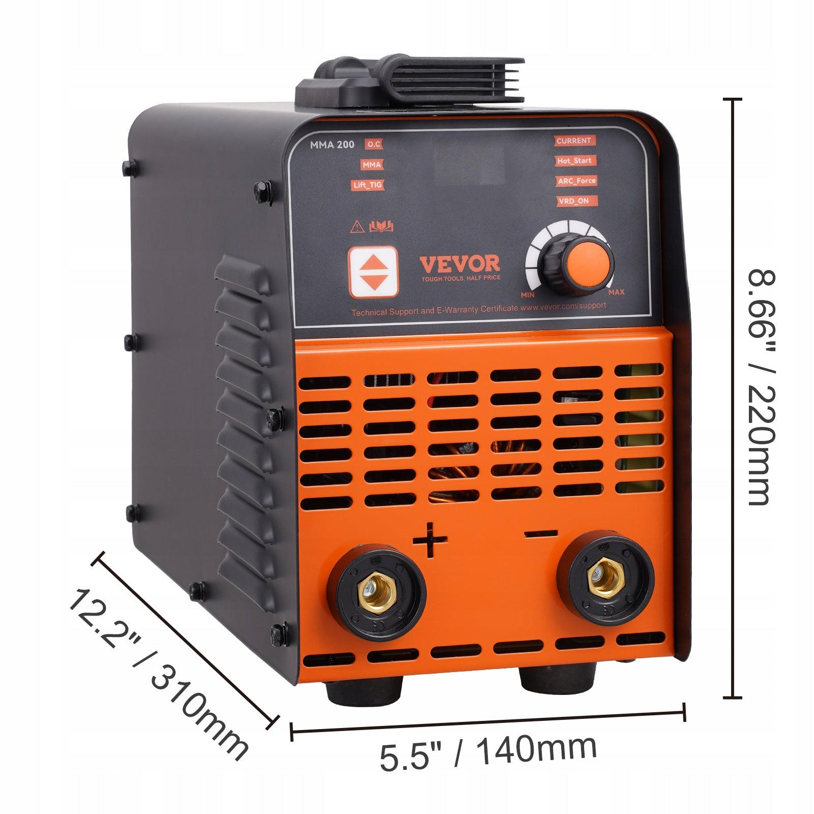 VEVOR ARC Stick Welder 220V 200A 2in1 Lift TIG Welding Machine Hot Start Manufacturer code BHJBHSH200A0